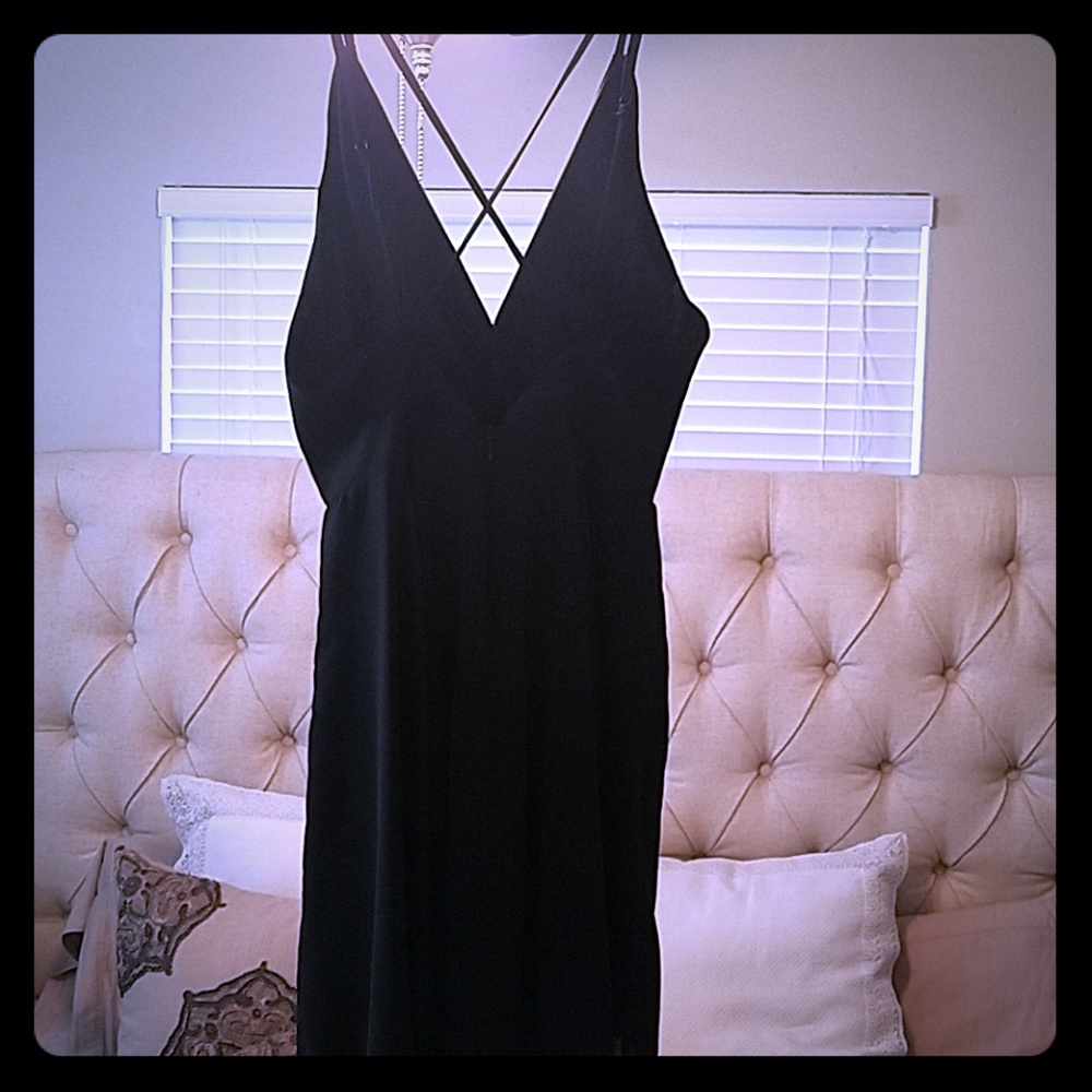 Silence & Noise mini black dress